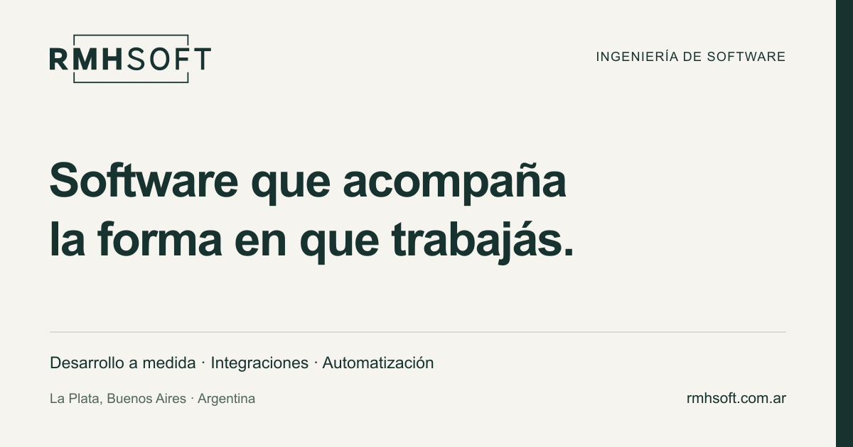 Casos | RMH Soft — Proyectos de software en producción